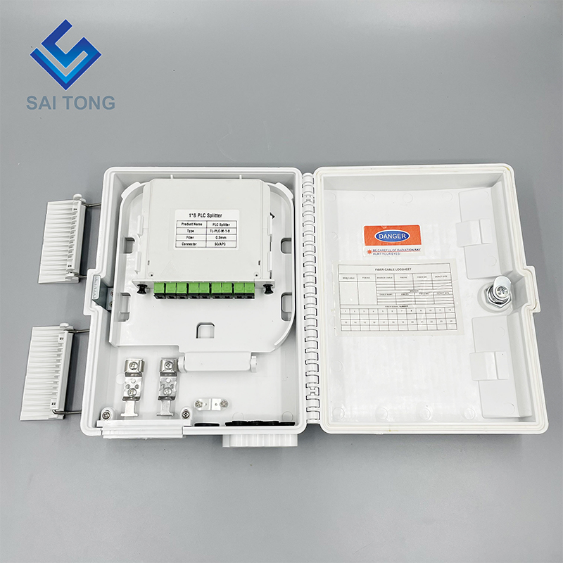 공장 ODB 8 코어 광학 섬유 종료 상자 ftth 8 포트 ftth 분배기 강철 광섬유 분배 상자 고품질