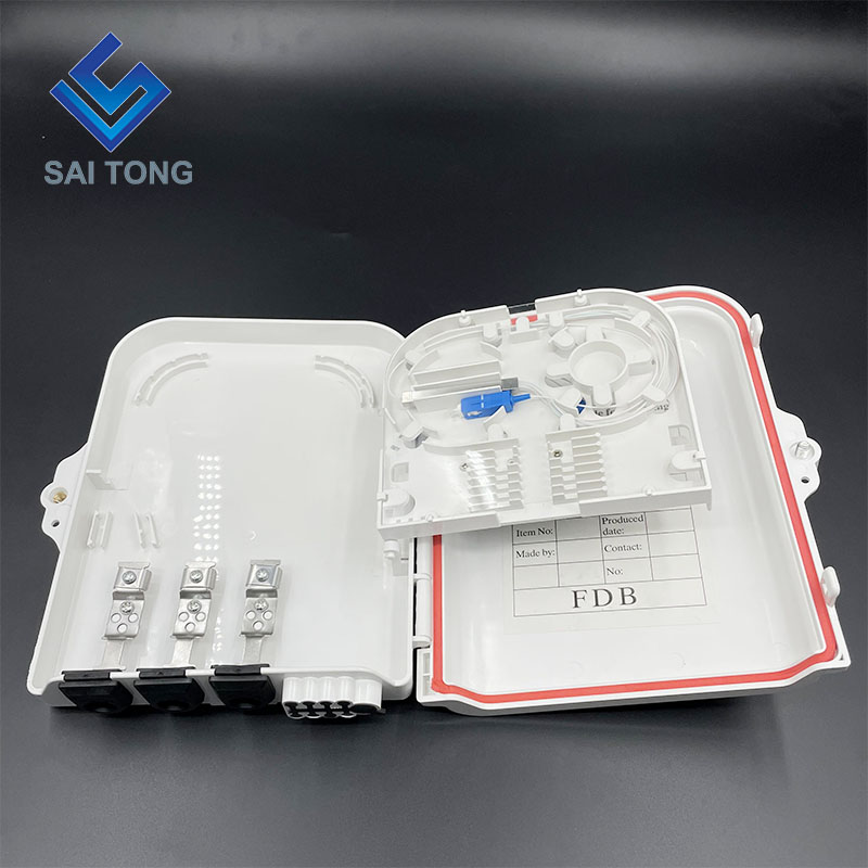 공장 공급 8 코어 ftth box plc splitter 1 8 광섬유 장비 용 광 분배 상자 8 포트 NAP