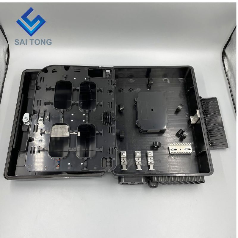 옥외 아BS 32 또는 48 핵심 광섬유 울안 상자 SC FTTH 플라스틱 cajas de fibra 낮잠 CTO 광섬유 배급 상자