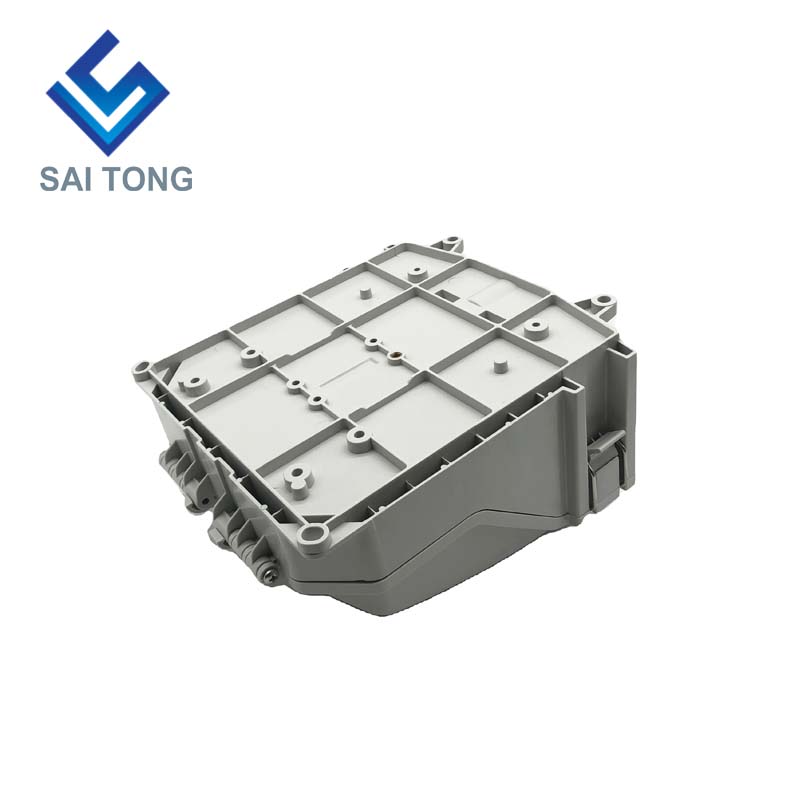 FTTH Saitong IP65 16 코어 광섬유 터미널 박스 PC+ABS 소재 야외 16 포트 배급 상자 2개 트레이 포함