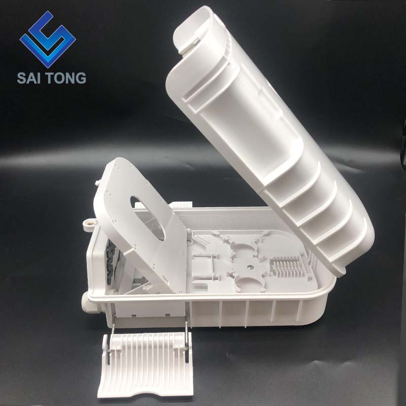 Saitong 16 코어 광섬유 폐쇄 상자 PLC FTTH FTTX FTTP 섬유 종료 상자 IP65 야외 광섬유 공동 상자 새로운 스타일