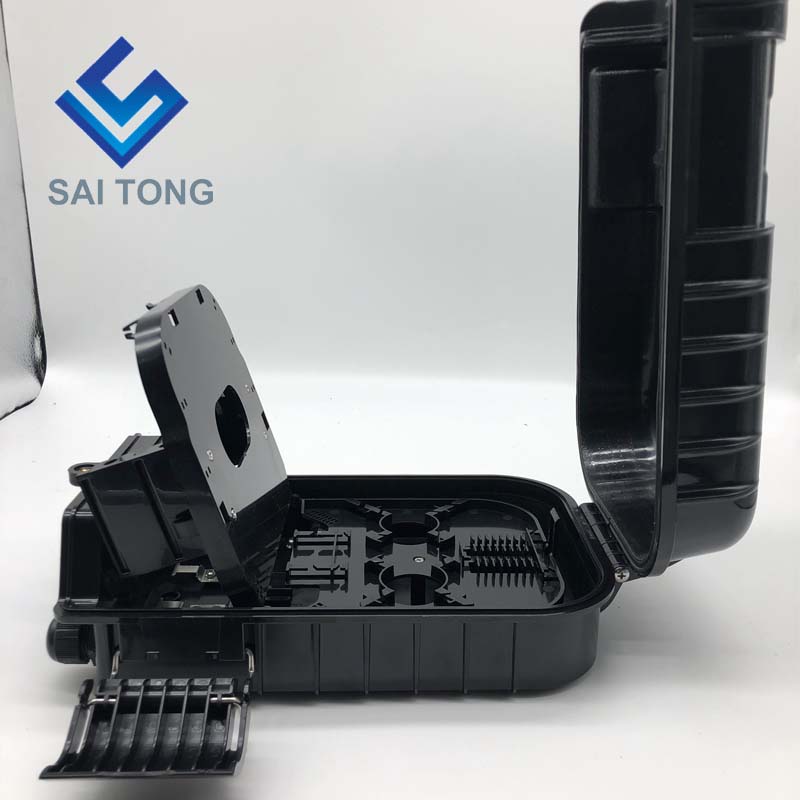 Saitong Made16 코어 광섬유 인클로저 박스 PLC FTTH FTTX FTTP 파이버 터미네이션 박스 IP65 야외 광섬유 조인트 박스 낮잠