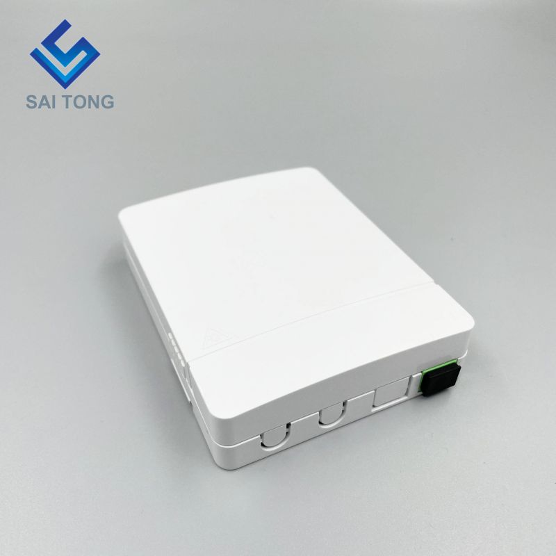 Ningbo Saitong 좋은 가격 미니 2 코어 FTTH 광섬유 종료 상자 실내 광섬유 터미널 배포 상자