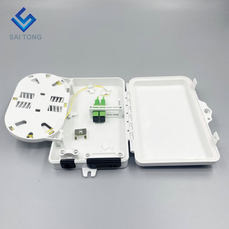 IP65 공급 SC LC 어댑터가 있는 1/2 포트 미니 FTTH 눈 섬유 상자 야외 플라스틱 2 코어 섬유 터미널 박스