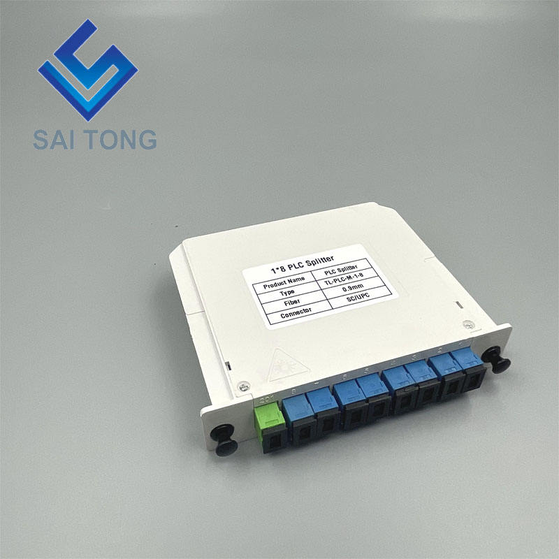 SC/UPC 1x8 광섬유 PLC 분배기 미니 튜브 유형 분배기 Plc 분배기 방수 SC UPC LGX 상자 카세트 유형