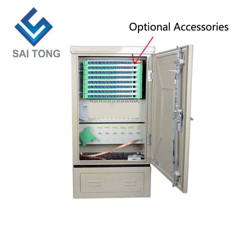 Saitong FTTH 96 코어 광섬유 캐비닛 SMC 광섬유 분배 교차 연결 캐비닛 광섬유 ftth 분배 캐비닛