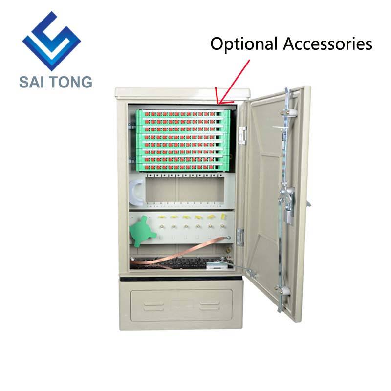 Saitong FTTH 96 코어 광섬유 캐비닛 SMC 광섬유 분배 교차 연결 캐비닛 광섬유 ftth 분배 캐비닛