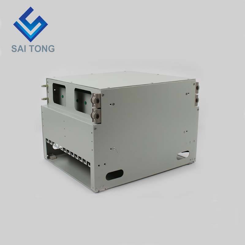 2022 SaiTong FTTH 19인치 랙 마운트 144 포트 캐비닛 SC/FC ODF 12U 144 코어 광섬유 분배 프레임 옵션 완전 부하